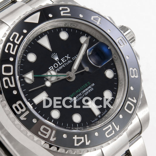 Rolex GMT-Master II 126710GRNR 'Bruce Wayne' Oyster Clean Plus DD3285 Free Sprung Super Clone