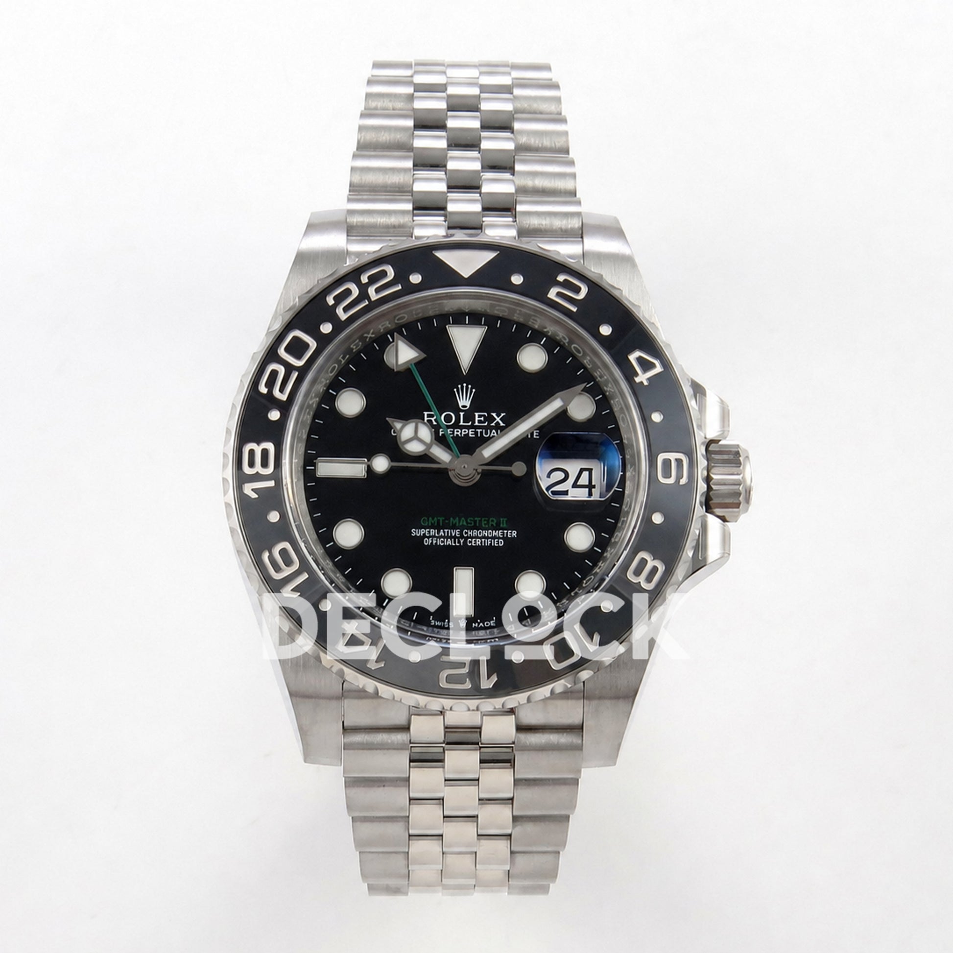 Rolex GMT-Master II 126710GRNR 'Bruce Wayne' Jubilee Clean Plus DD3285 Free Sprung Super Clone