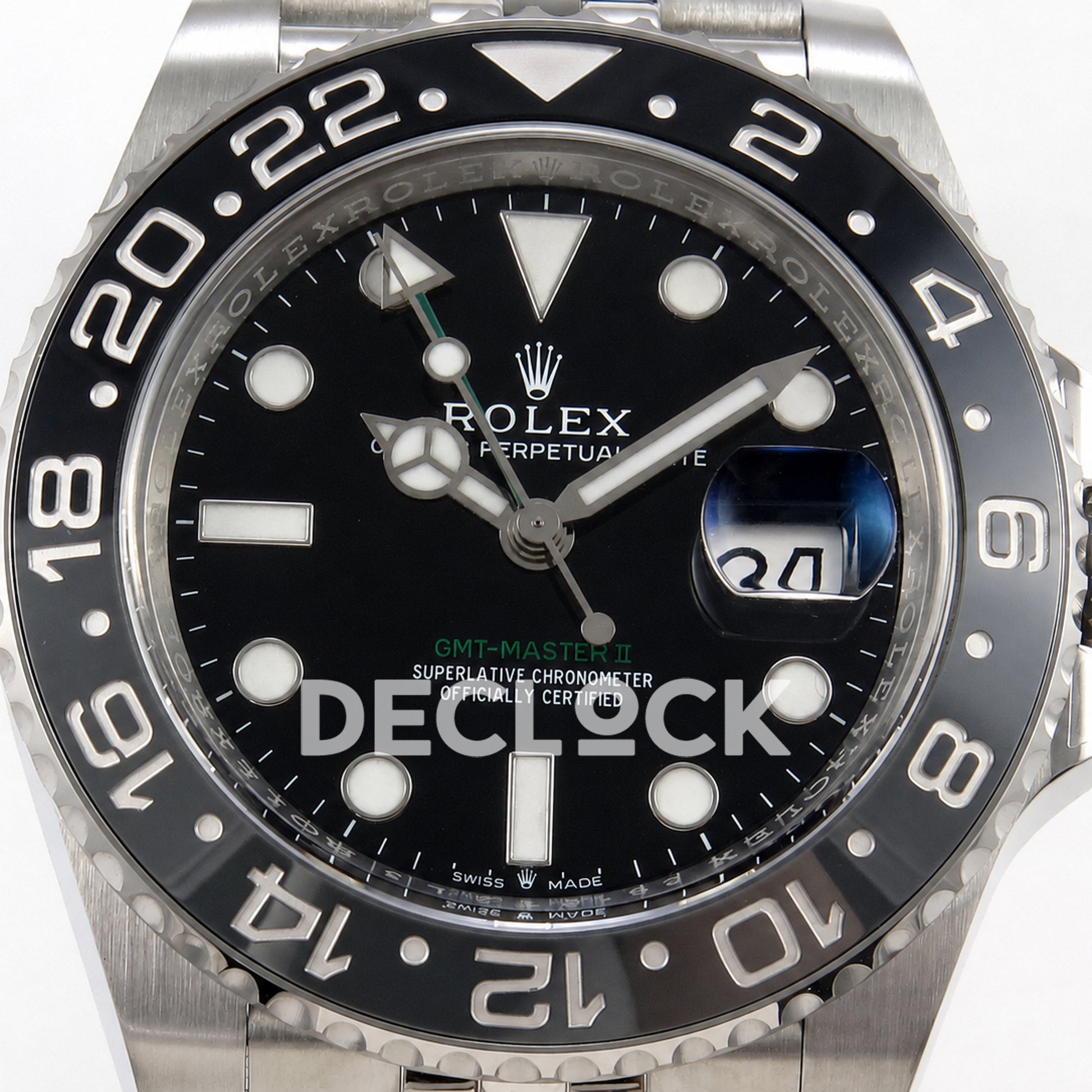 Rolex GMT-Master II 126710GRNR 'Bruce Wayne' Jubilee Clean Plus DD3285 Free Sprung Super Clone