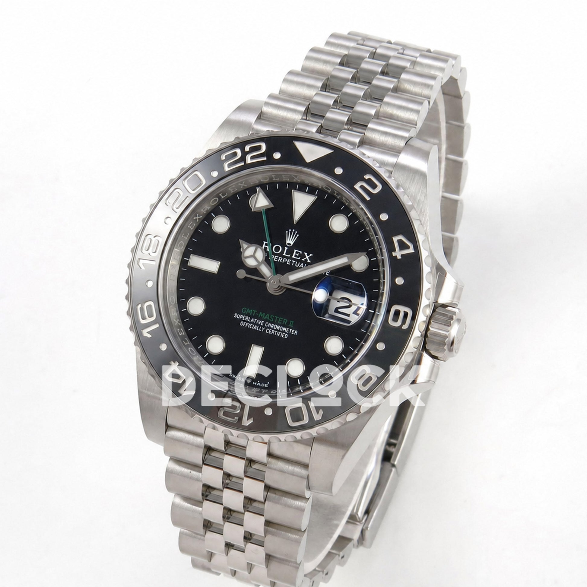 Rolex GMT-Master II 126710GRNR 'Bruce Wayne' Jubilee Clean Plus DD3285 Free Sprung Super Clone