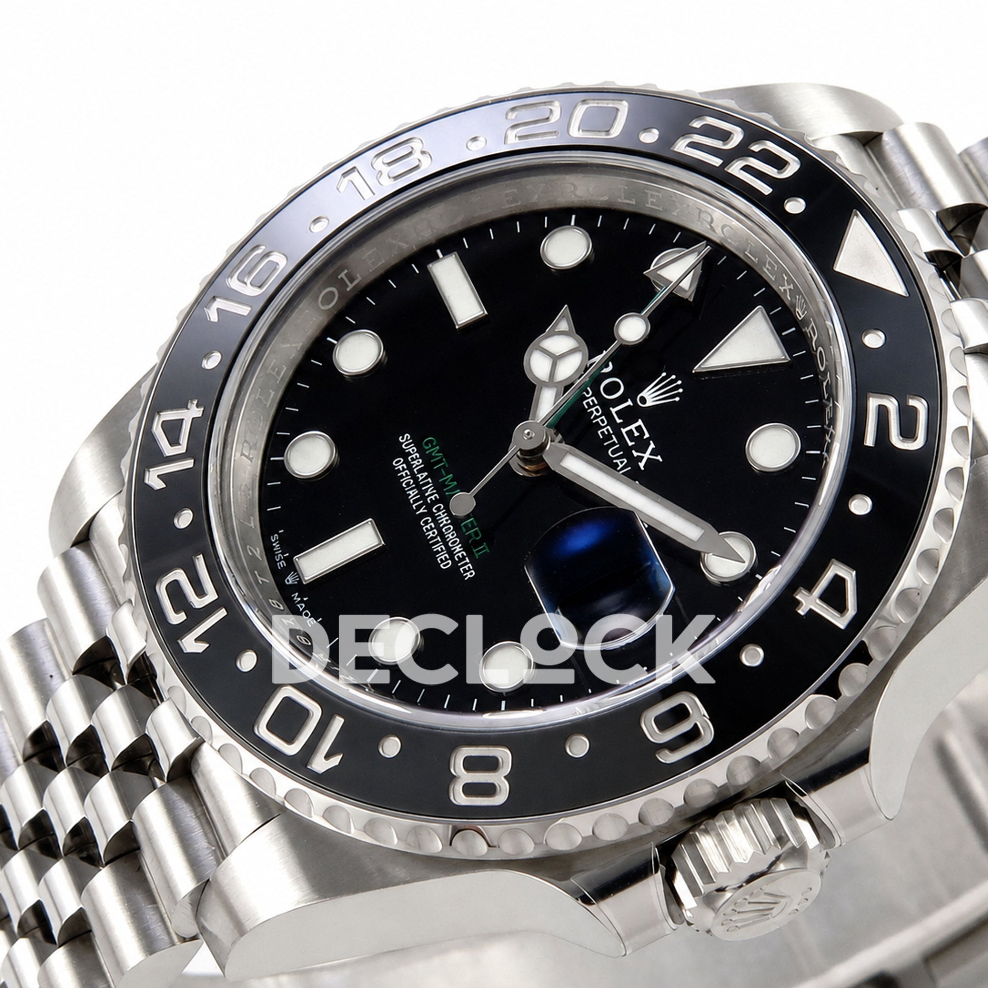 Rolex GMT-Master II 126710GRNR 'Bruce Wayne' Jubilee Clean Plus DD3285 Free Sprung Super Clone