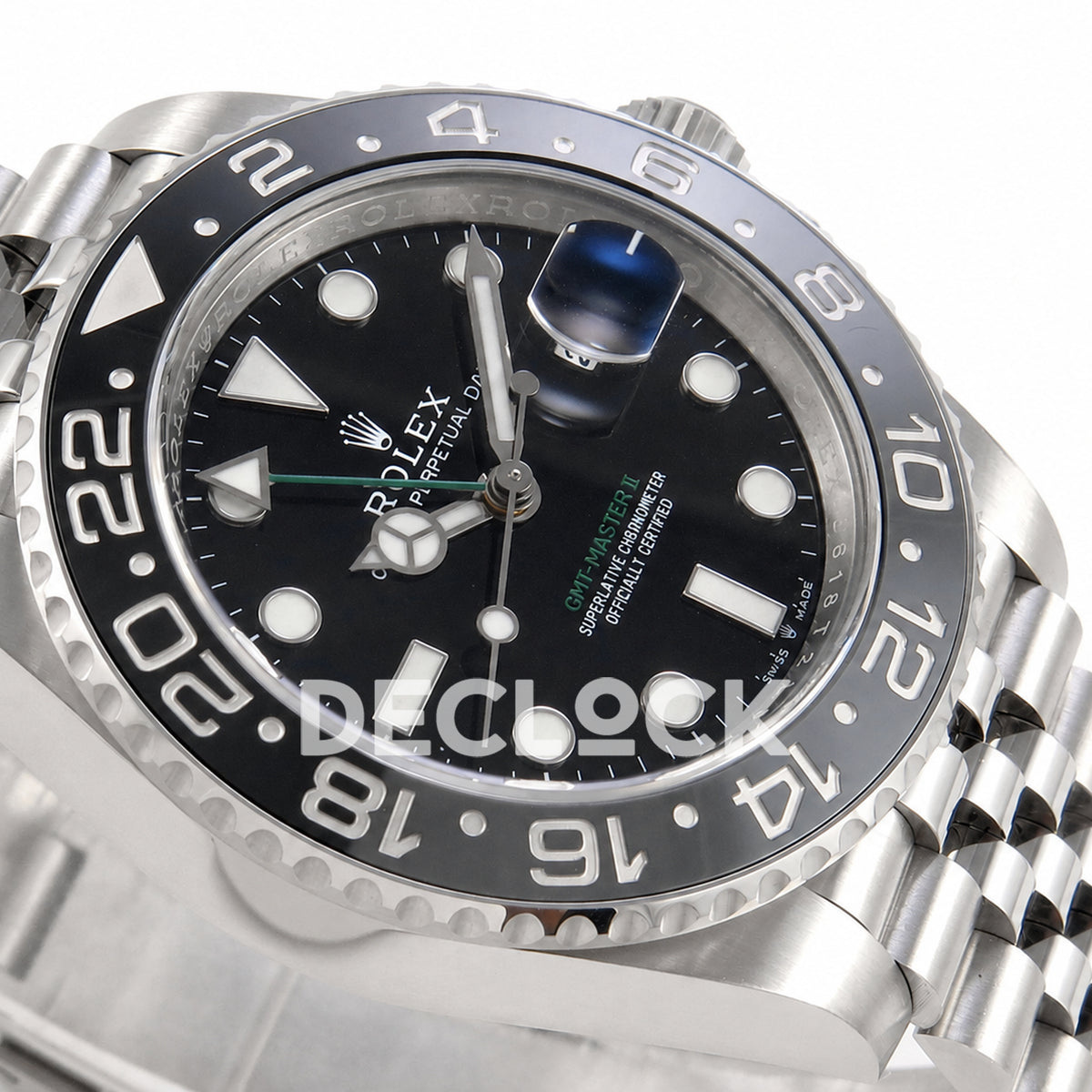 Rolex GMT-Master II 126710GRNR 'Bruce Wayne' Jubilee Clean Plus DD3285 Free Sprung Super Clone