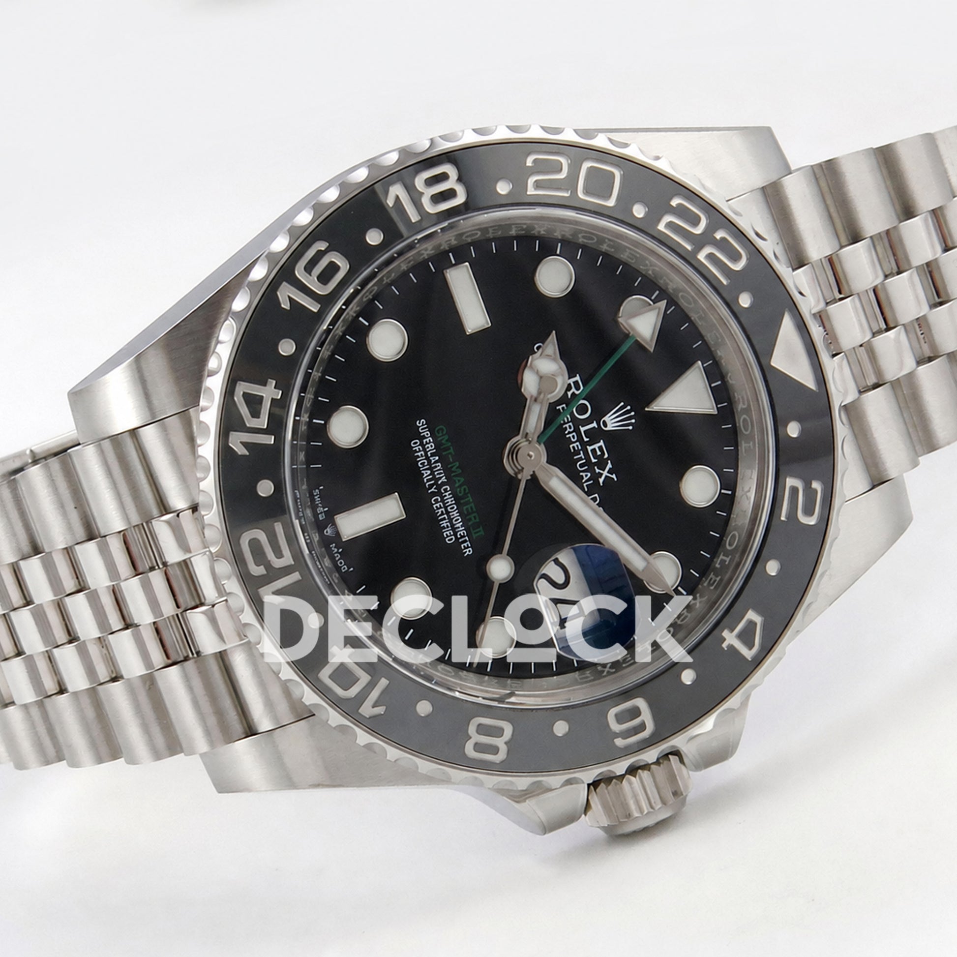 Rolex GMT-Master II 126710GRNR 'Bruce Wayne' Jubilee Clean Plus DD3285 Free Sprung Super Clone