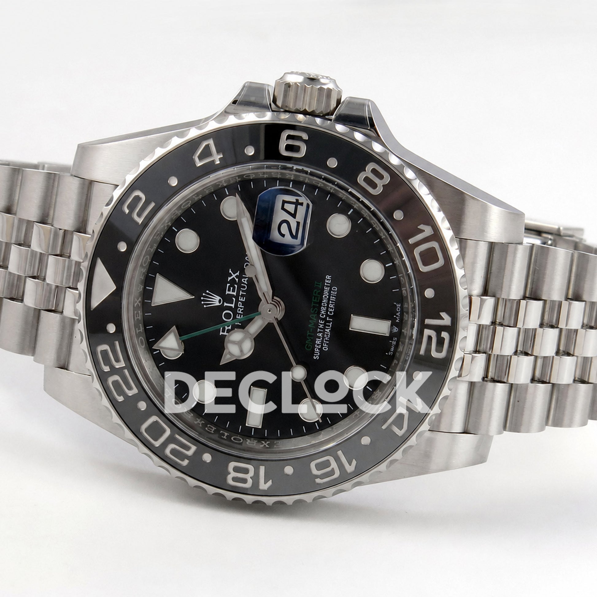 Rolex GMT-Master II 126710GRNR 'Bruce Wayne' Jubilee Clean Plus DD3285 Free Sprung Super Clone