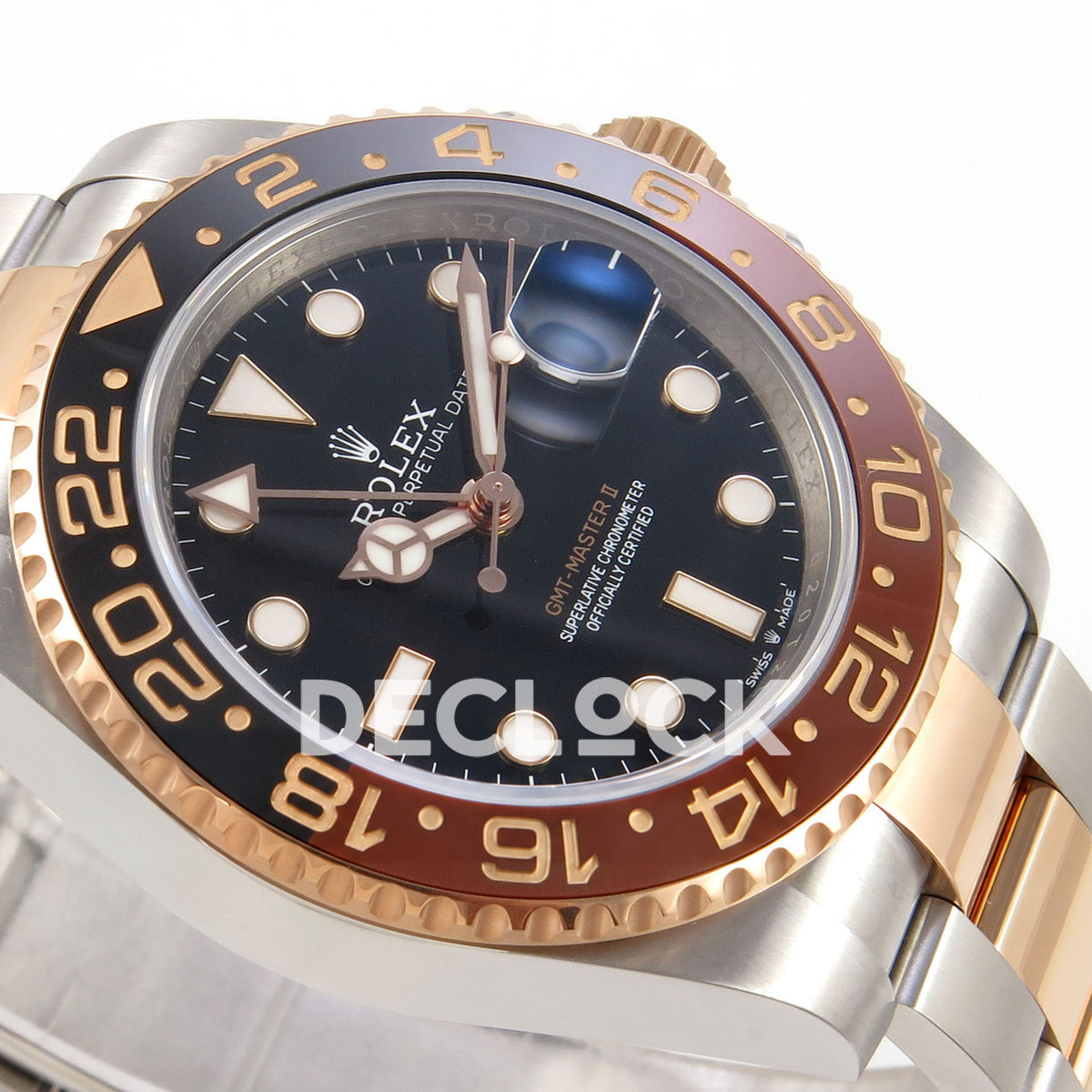 Rolex GMT-Master II 126711 CHNR WF replica, GMT dial detail