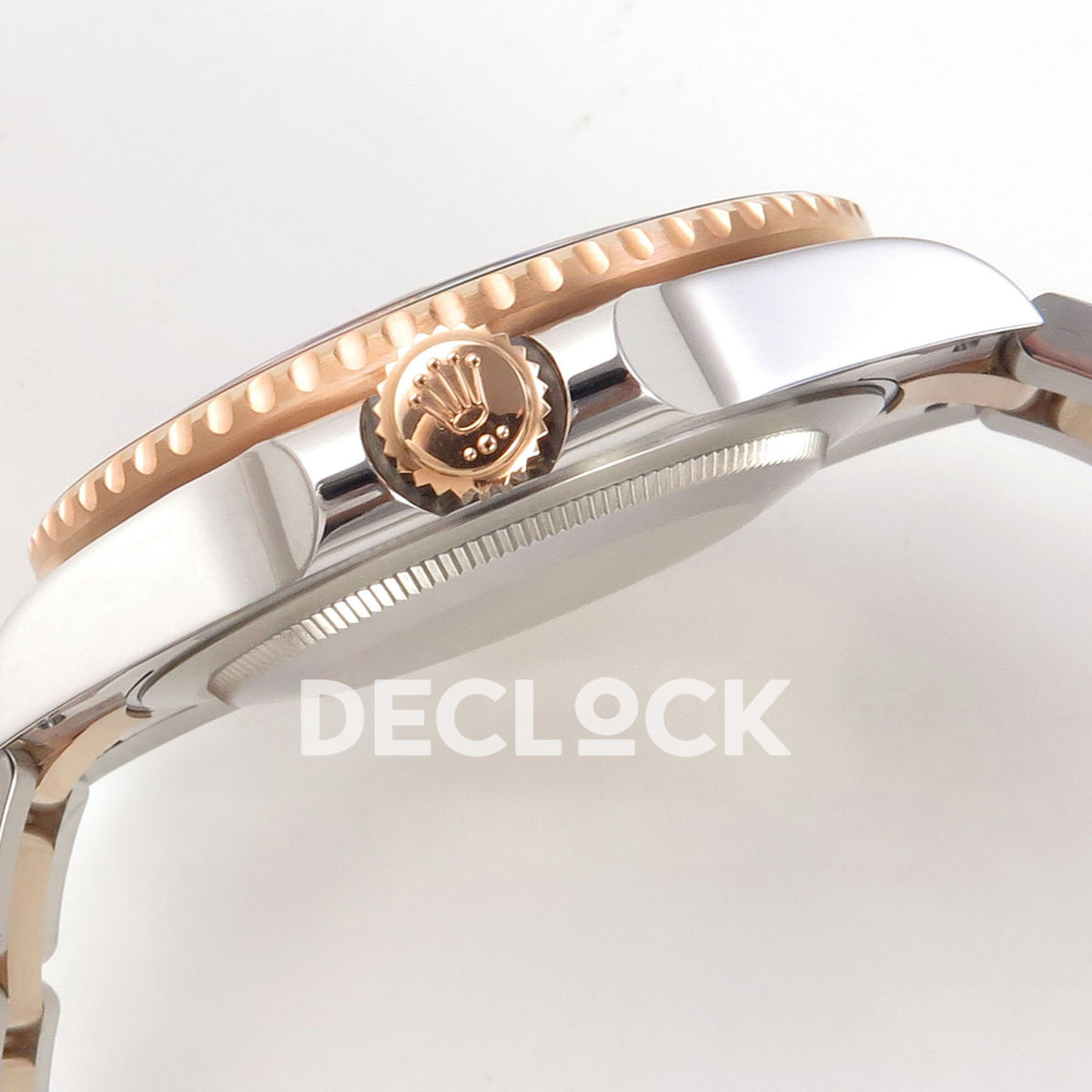 Rolex GMT-Master II 126711 CHNR WF replica, rose-gold-tone crown and case
