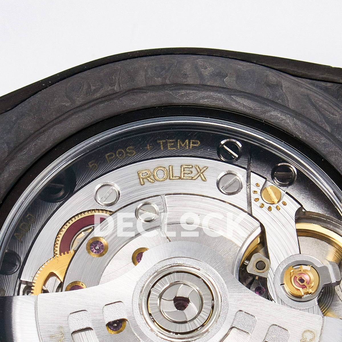 Rolex GMT-Master II Custom Carbon Black Black Strap DIWF SA3285 V2 replica - rotor