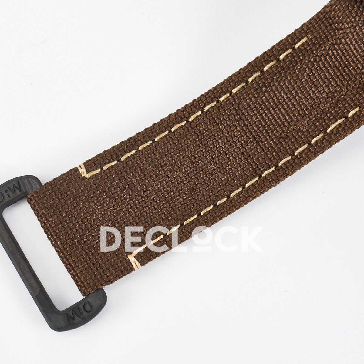 Rolex GMT-Master II Custom Carbon Champagne Brown Strap DIWF SA3285 V2 replica - strap buckle