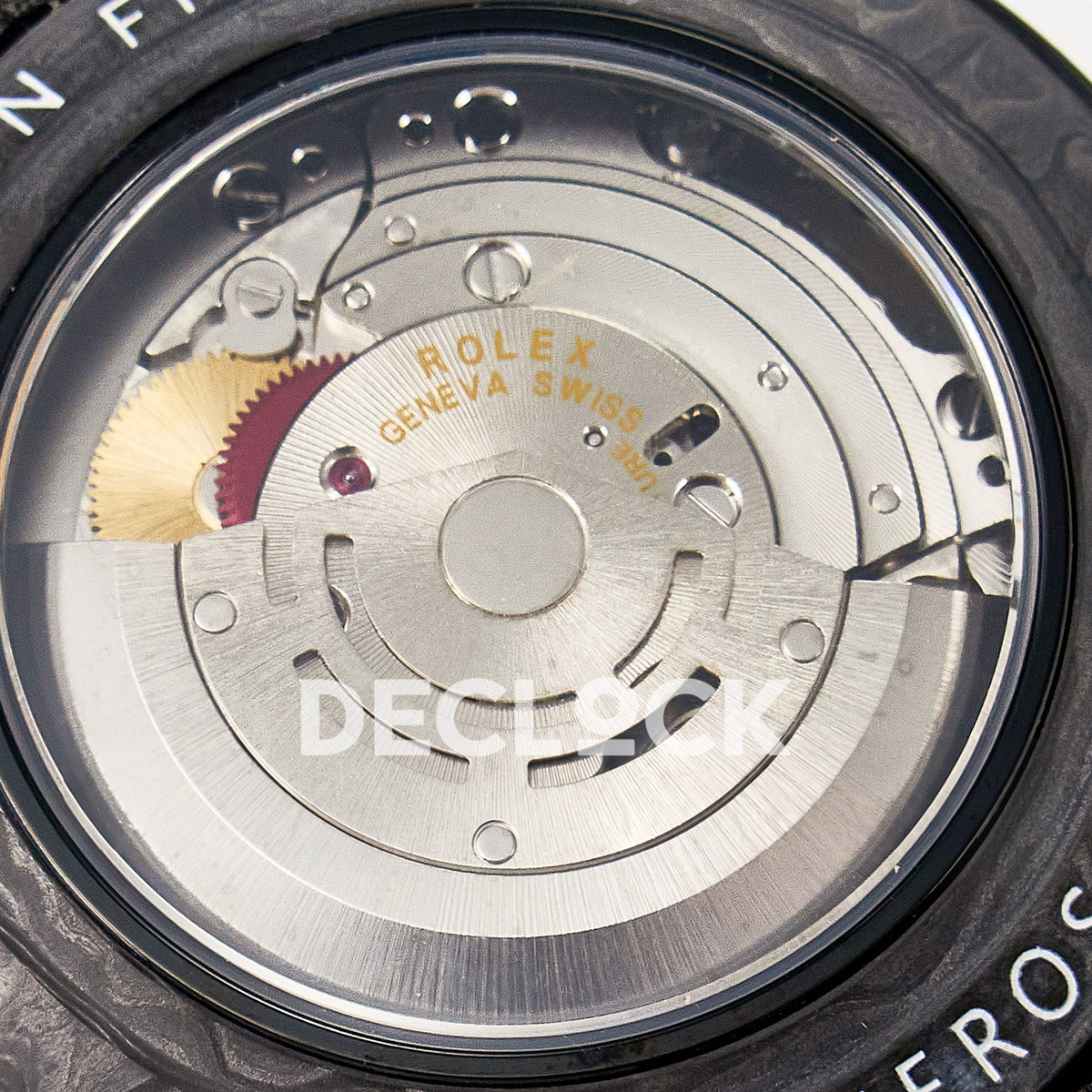Rolex GMT-Master II Custom Carbon Rose Gold DIWF SA3186 replica - movement