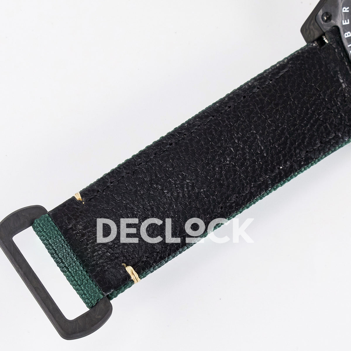 Rolex GMT-Master II Custom Carbon Yellow Green Strap DIWF SA3285 V2 replica - strap inside