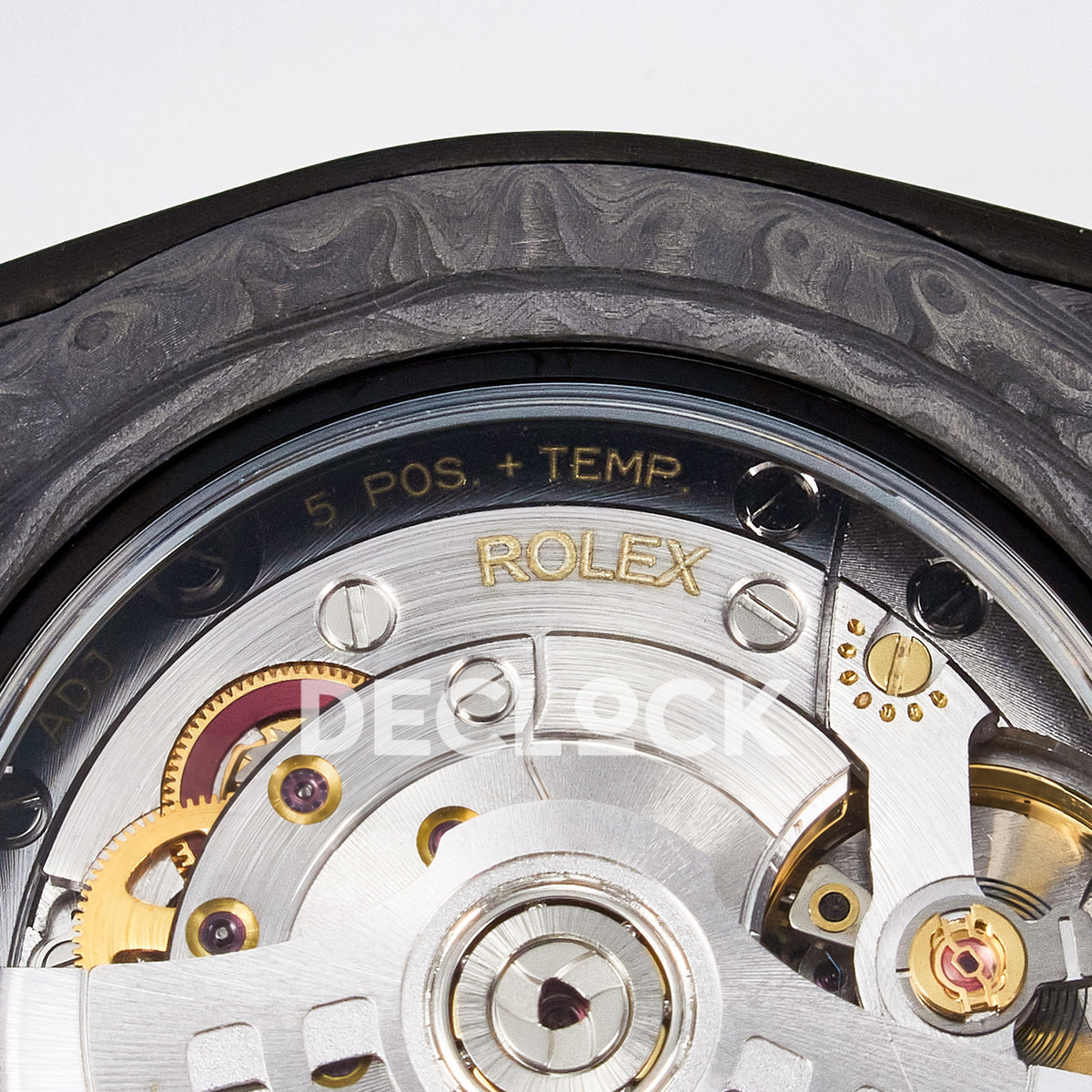 Rolex GMT-Master II Custom DiW Carbon Yellow DIWF SA3285 V2 replica - balance wheel