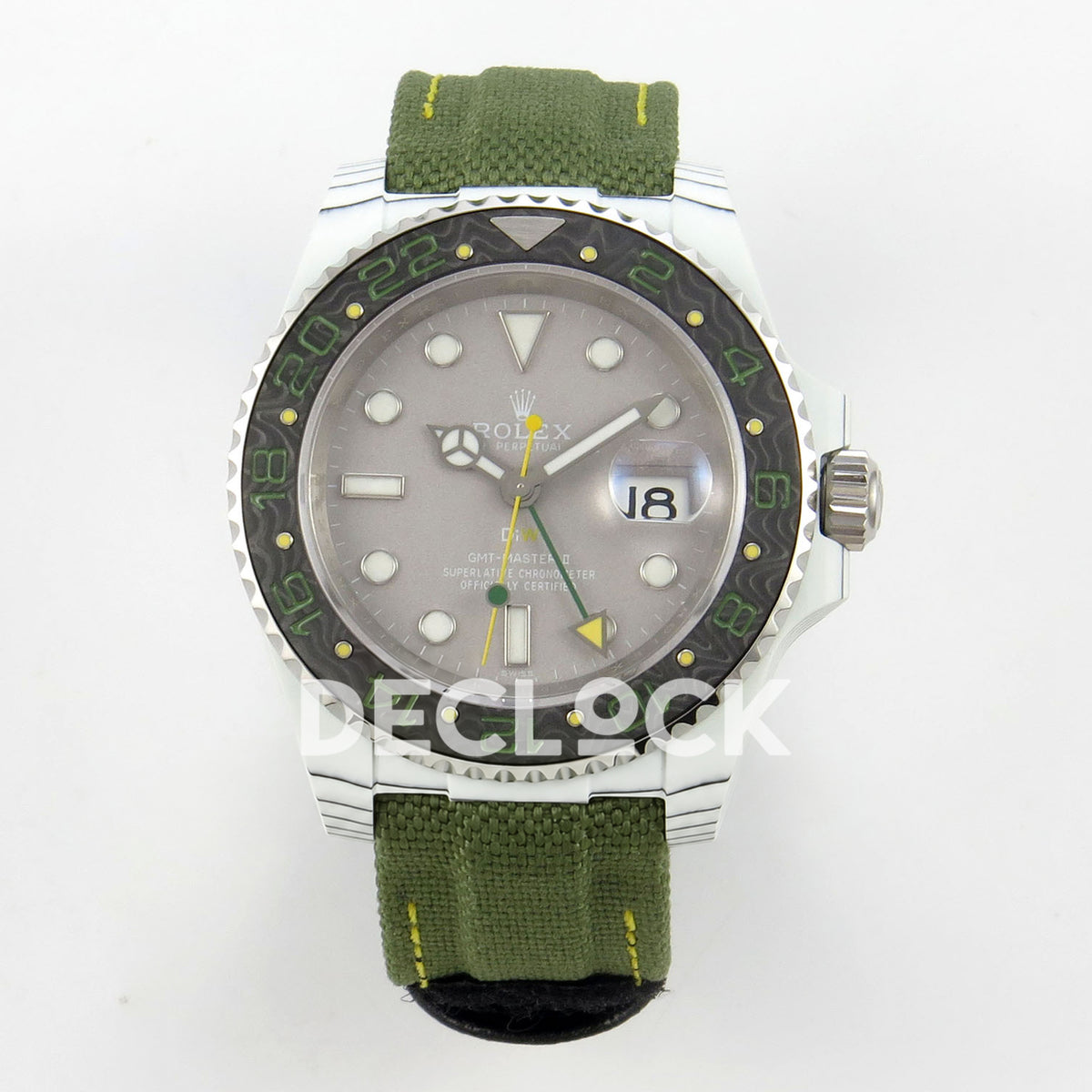 Rolex GMT-Master II Custom DIW Verdant Gray DIWF VR3285 replica - front