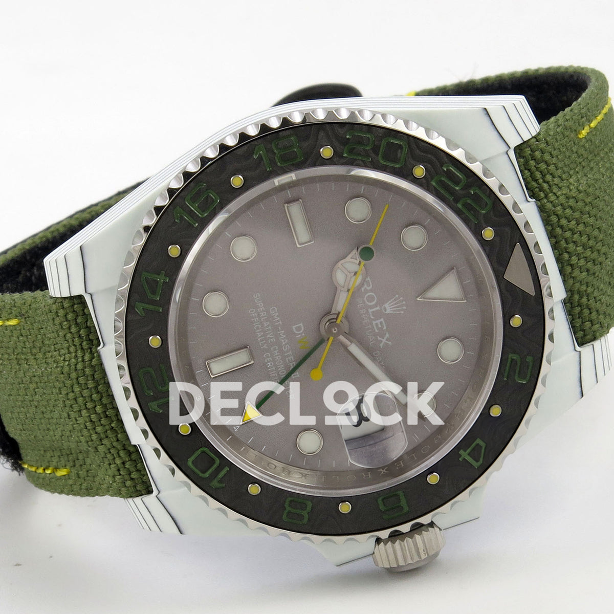 Rolex GMT-Master II Custom DIW Verdant Gray DIWF VR3285 replica - side front