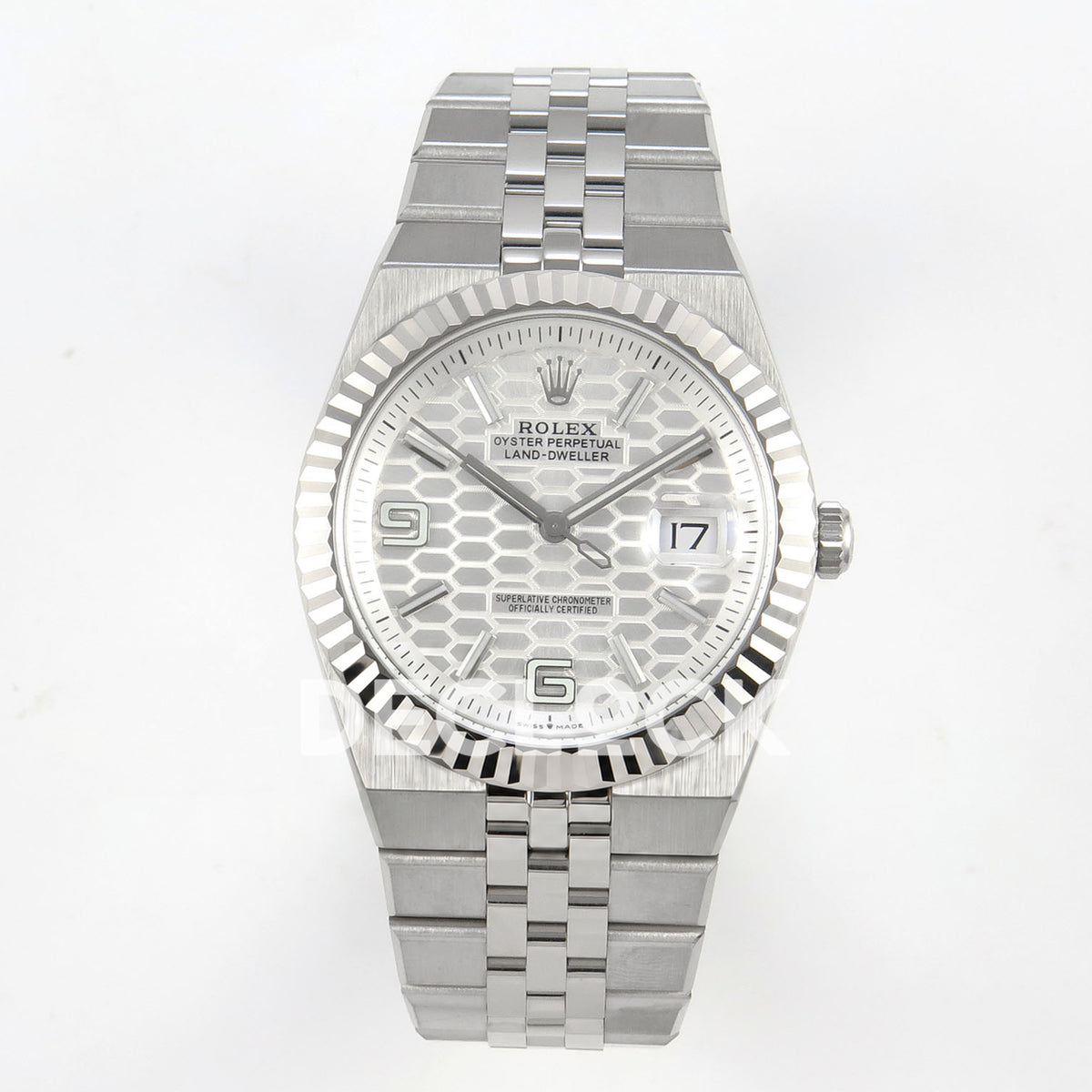 Rolex Land-Dweller 40mm 127334 White Dial Steel Clean Plus replica - front view