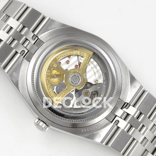 Rolex Land-Dweller 40mm 127336 Ice Blue Dial Steel Clean Plus replica - caseback and movement