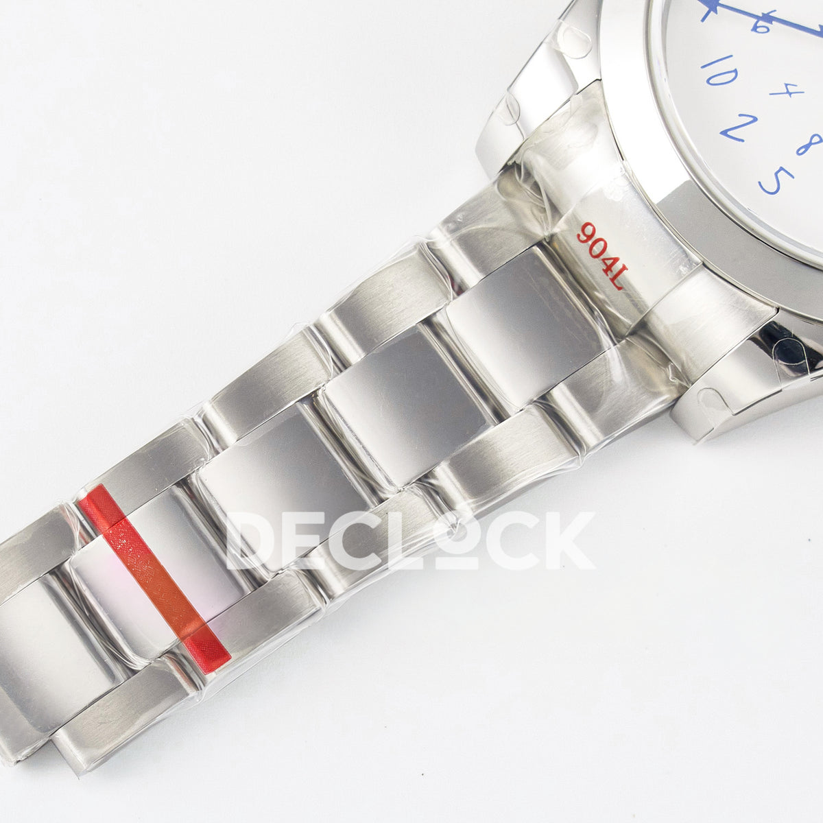 Rolex Milgauss Custom Who Cares White Dial Steel Bracelet JDF VR3131 replica - bracelet front