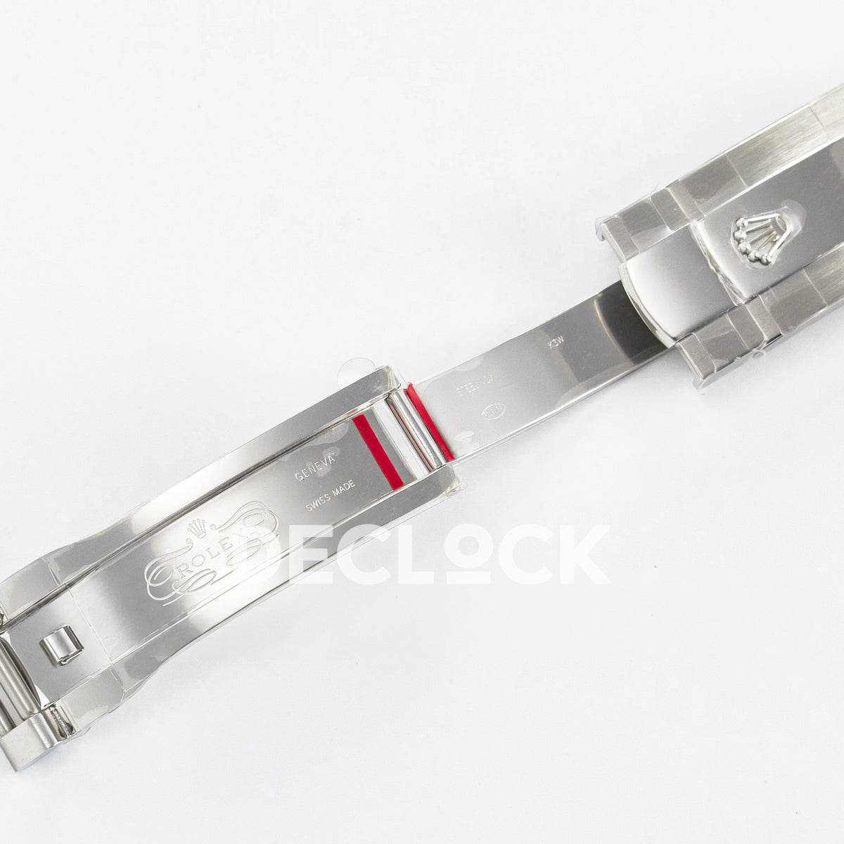Rolex Milgauss Custom Who Cares White Dial Steel Bracelet JDF VR3131 replica - bracelet interior