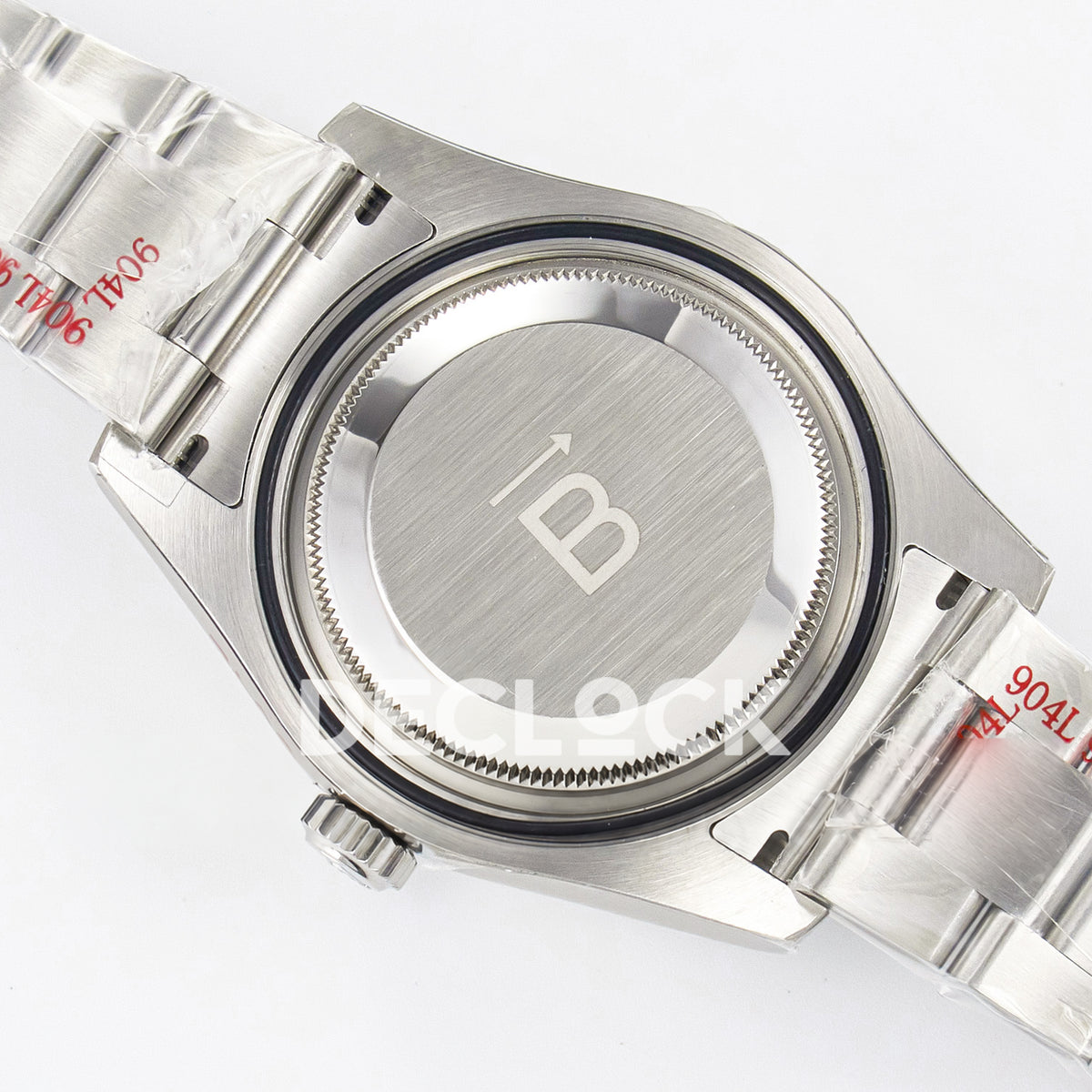 Rolex Milgauss Custom Who Cares White Dial Steel Bracelet JDF VR3131 replica - inner caseback