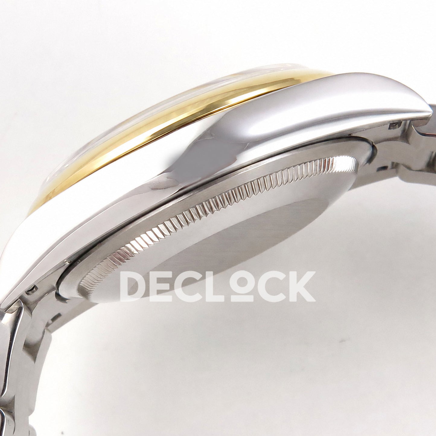 Rolex Oyster Perpetual 36mm 134303 Gray Dial Gold Bezel QF SH3230 Replica