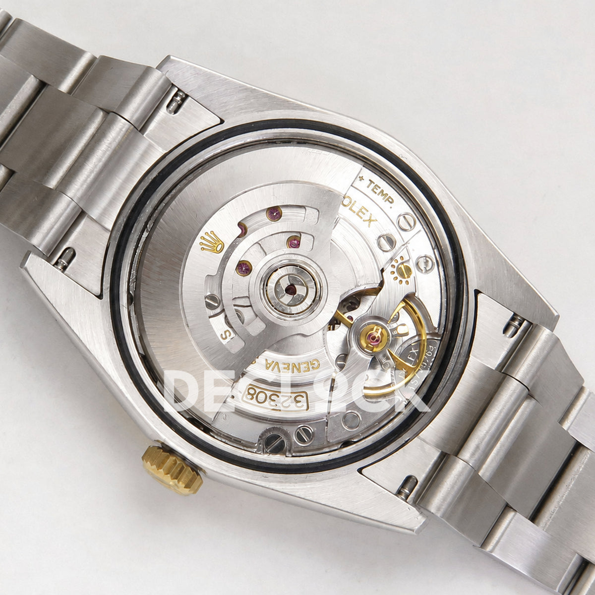 Rolex Oyster Perpetual 36mm 134303 Gray Dial Gold Bezel QF SH3230 Replica