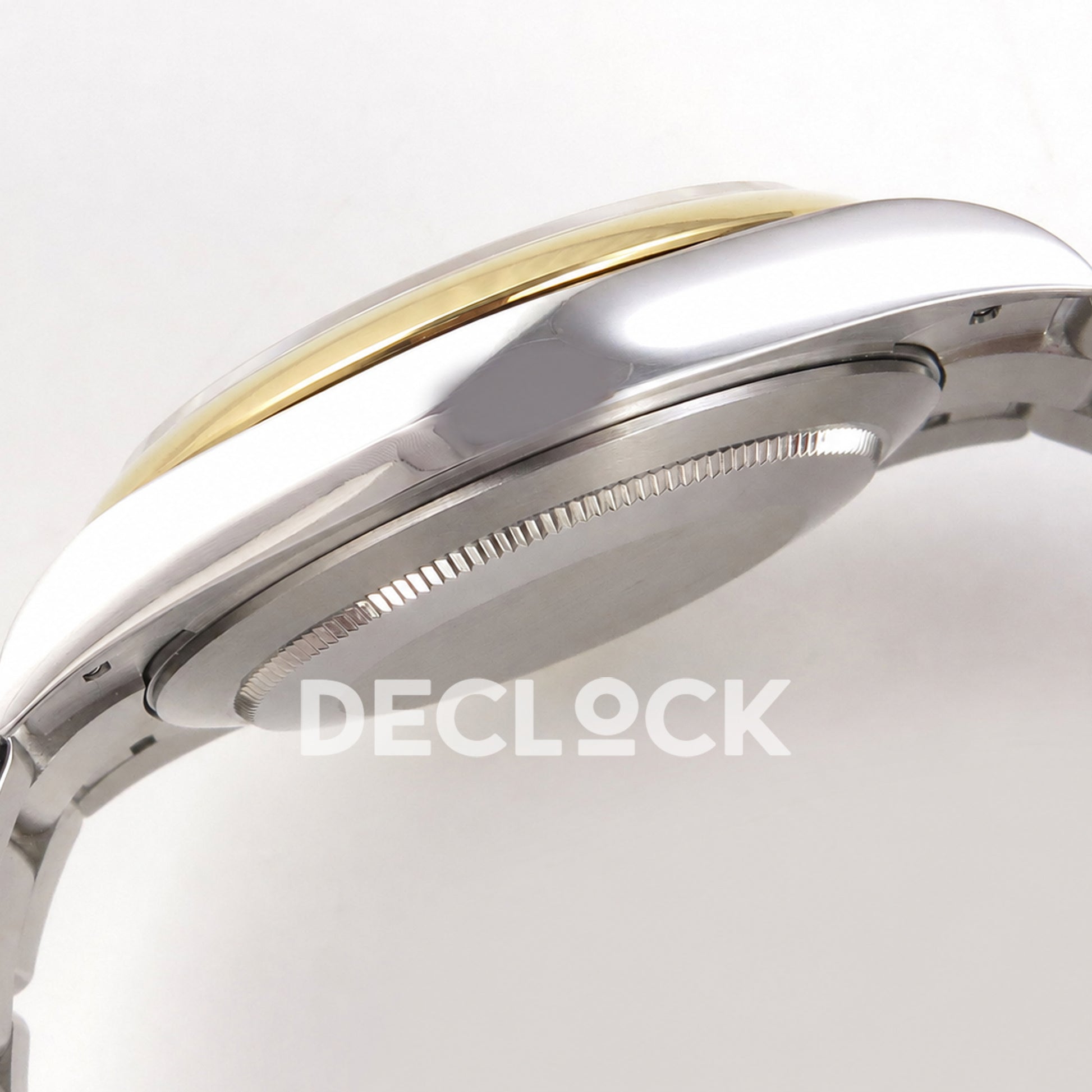Rolex Oyster Perpetual 41mm 134303 Gray Dial Gold Bezel QF SH3230 Replica
