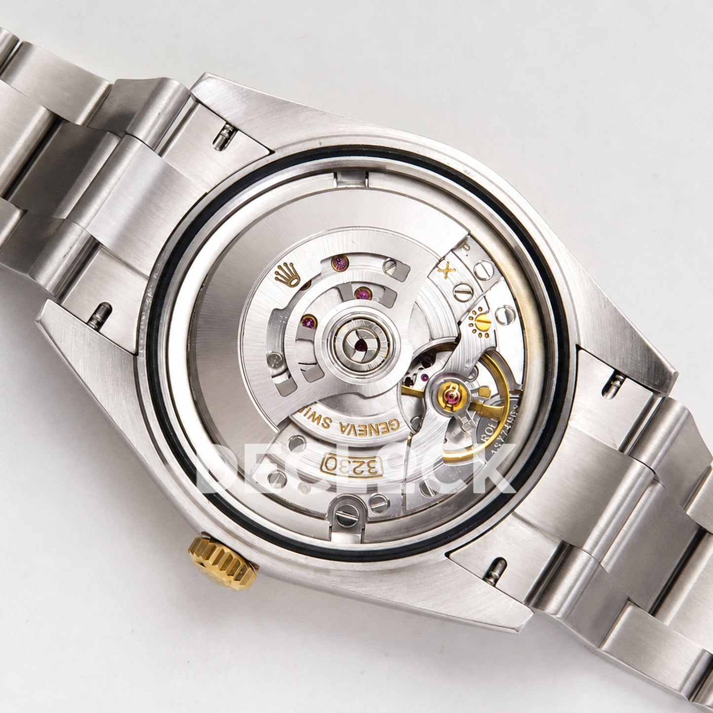 Rolex Oyster Perpetual 41mm 134303 Gray Dial Gold Bezel QF SH3230 Replica