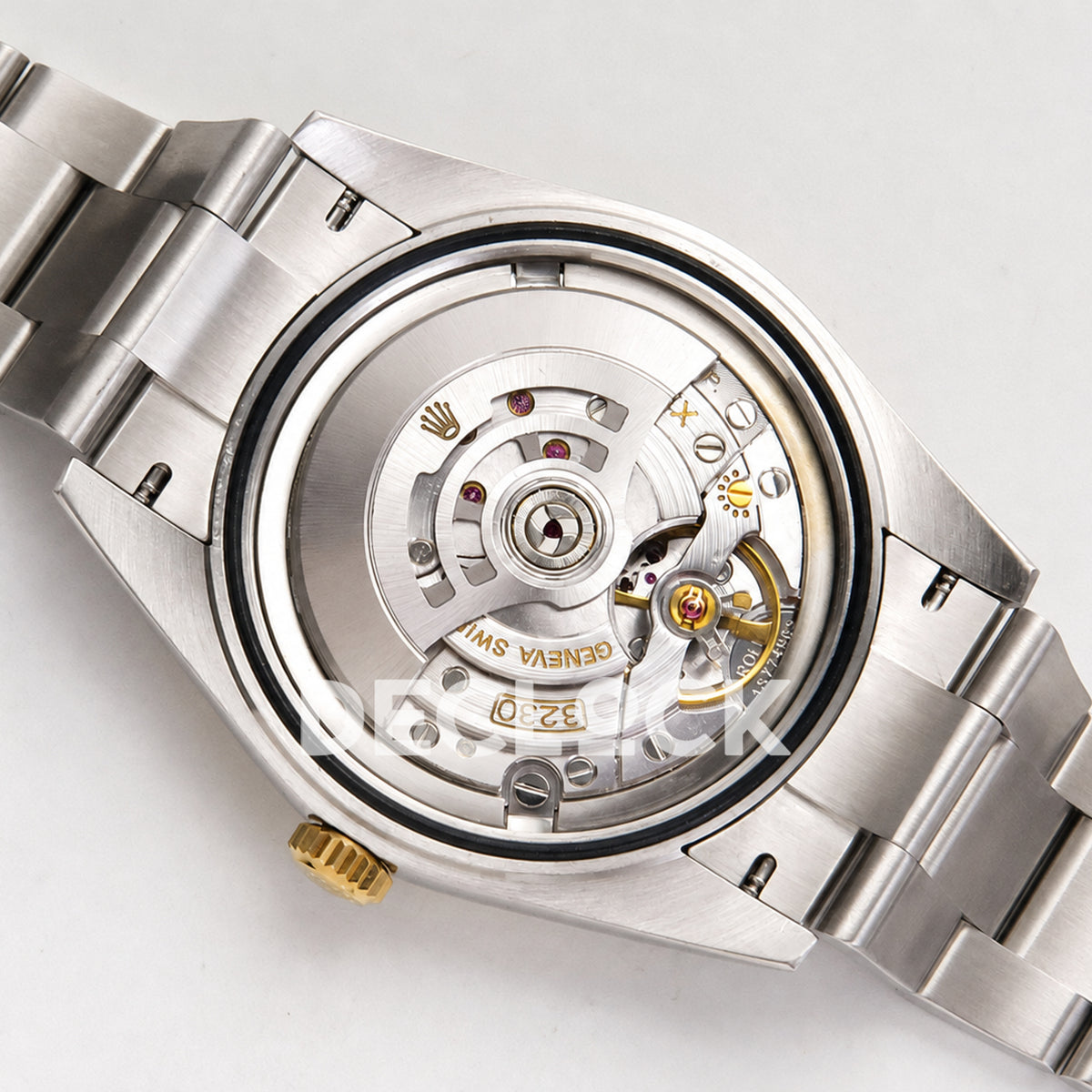 Rolex Oyster Perpetual 41mm 134303 Gray Dial Gold Bezel QF SH3230 Replica