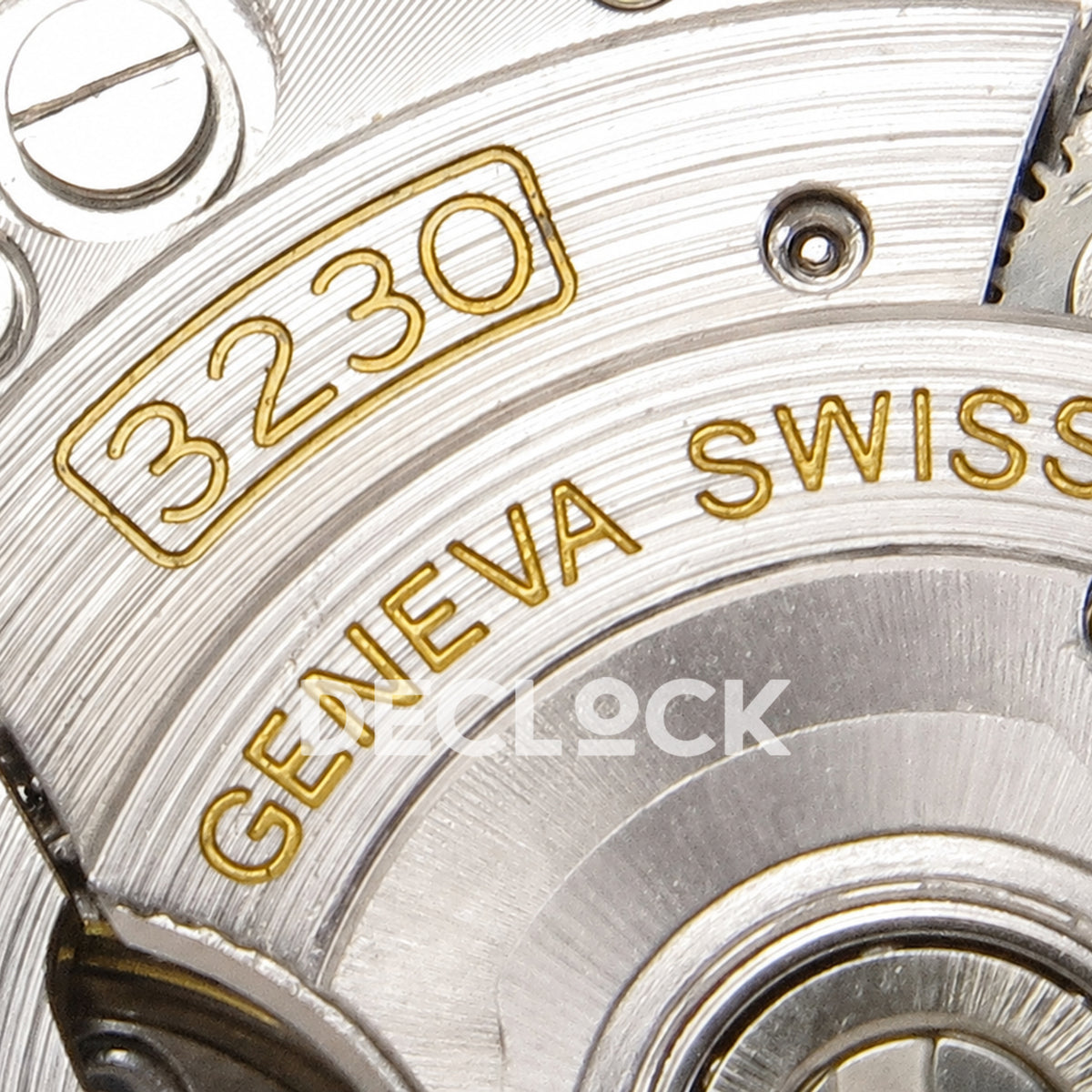 Rolex Oyster Perpetual 41mm 134303 Gray Dial Gold Bezel QF SH3230 Replica