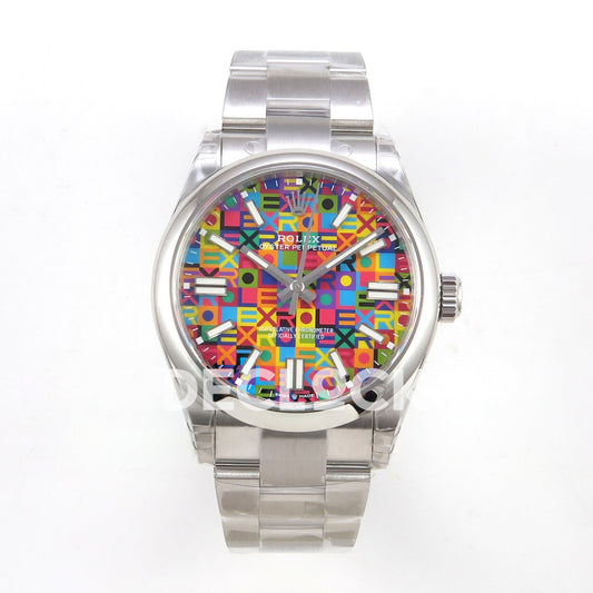 Rolex Oyster Perpetual 41 134300 VSF Jubilee Motif Dial VS3230 replica - front