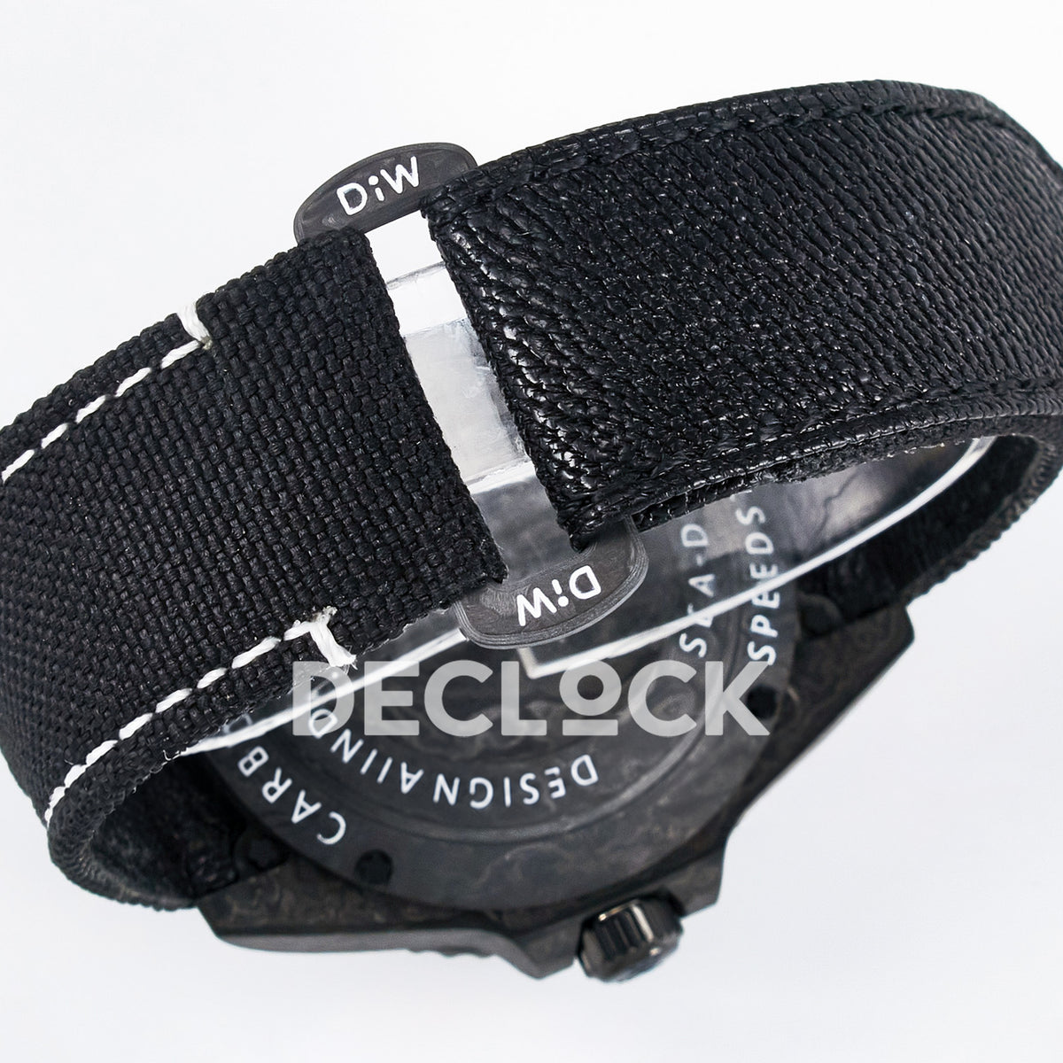 Rolex Sea-Dweller Custom Carbon Black DIWF A2824 replica - strap closure