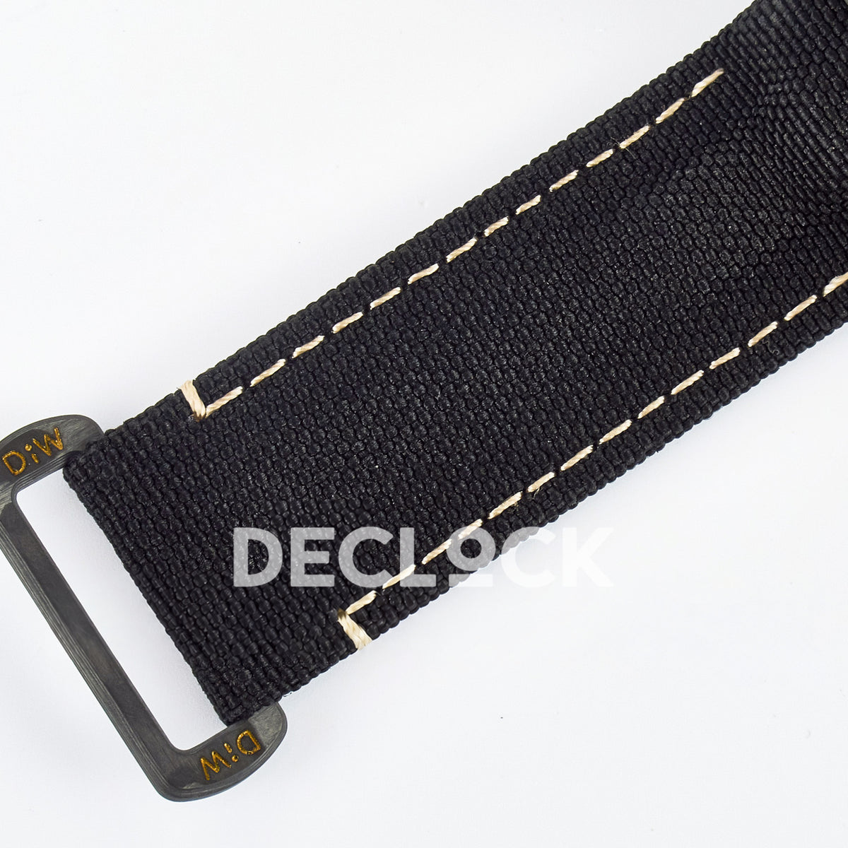 Rolex Sea-Dweller Custom Carbon Black Gold DIWF A2824 replica - strap buckle