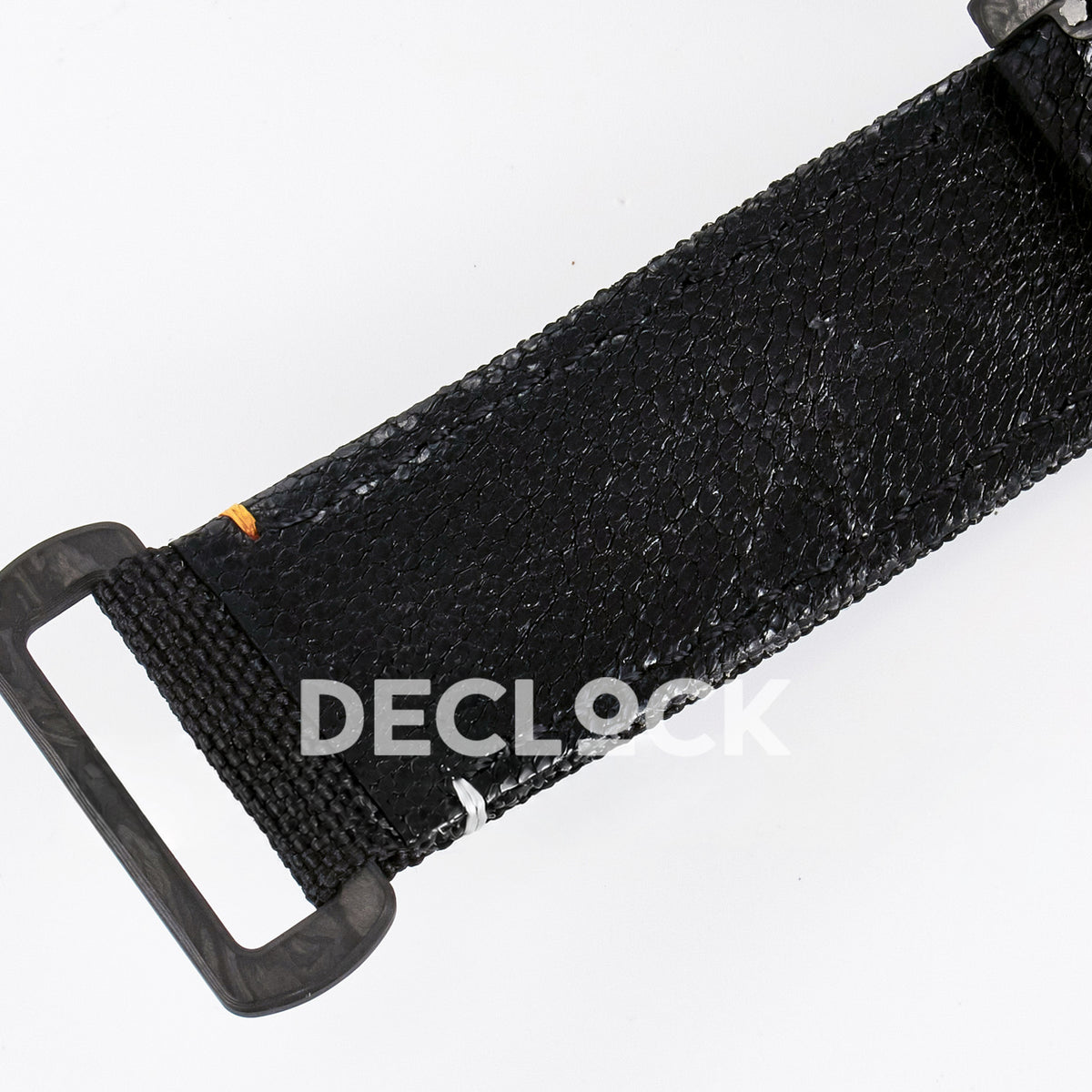 Rolex Sea-Dweller Custom Carbon Graffiti DIWF A2824 replica - strap inside