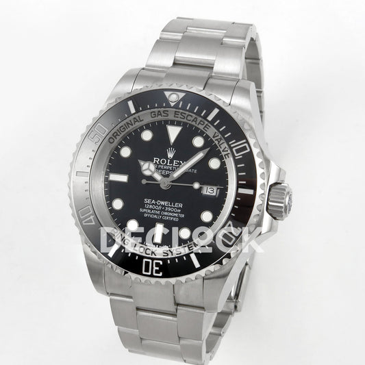Rolex Sea-Dweller Deepsea 126660 44mm QF Black Dial QF3235 replica - three quarter