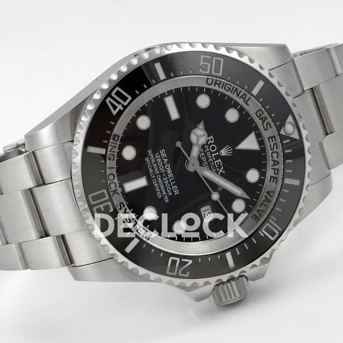 Rolex Sea-Dweller Deepsea 126660 44mm QF Black Dial QF3235 replica - full watch left
