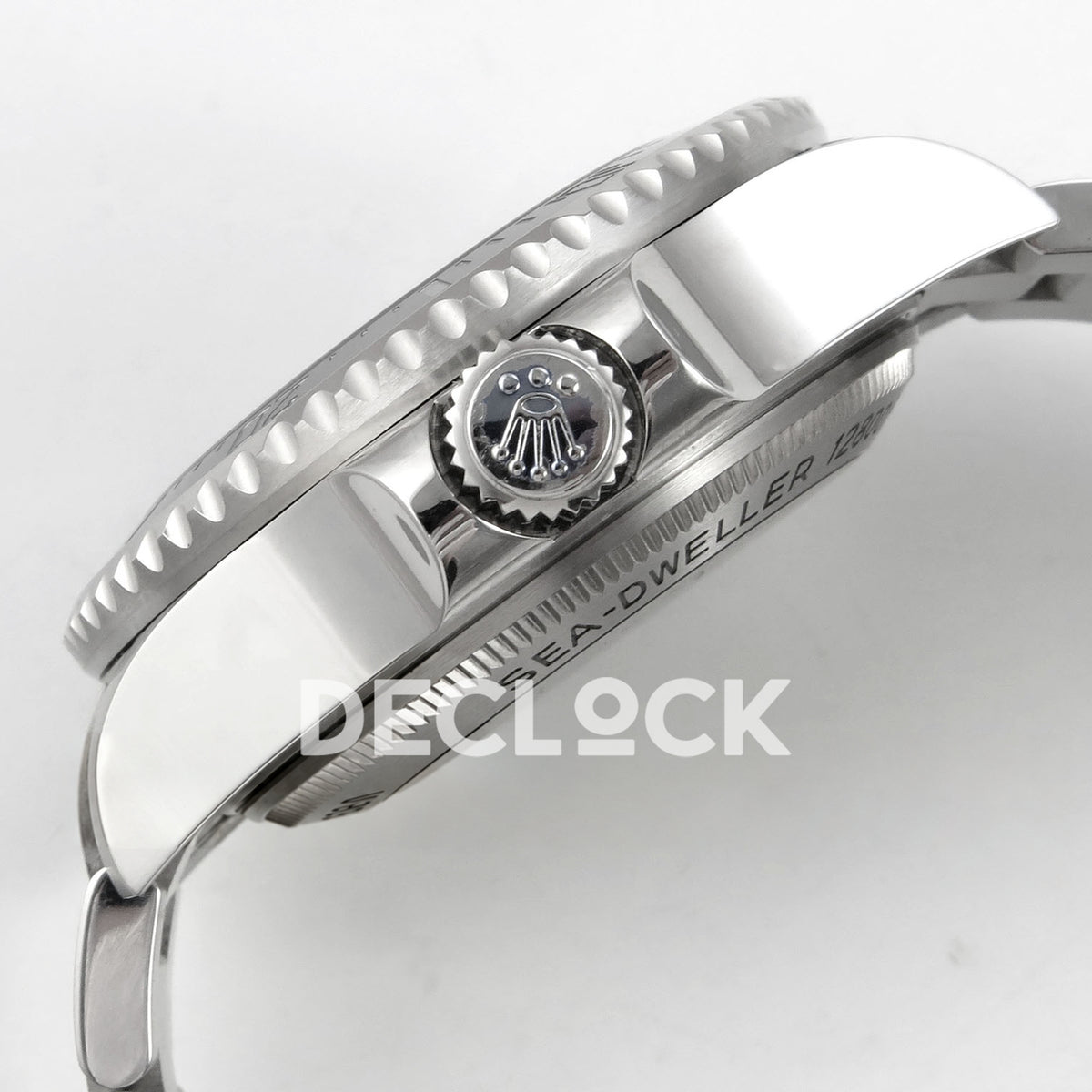 Rolex Sea-Dweller Deepsea 126660 44mm QF Black Dial QF3235 replica - crown side