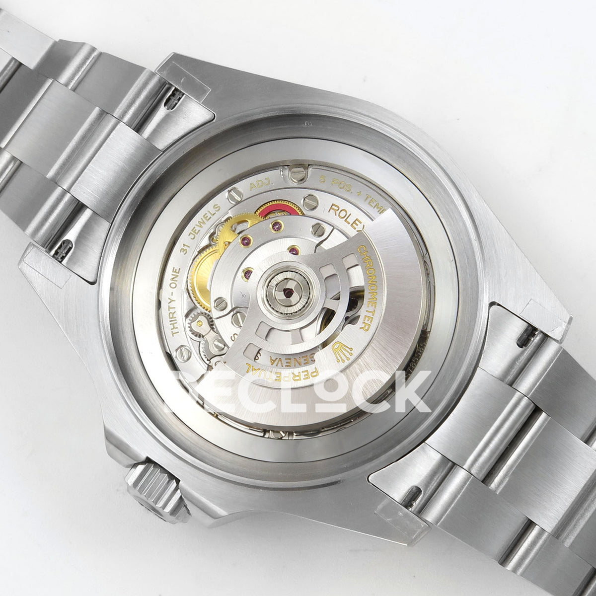Rolex Sea-Dweller Deepsea 126660 44mm QF Black Dial QF3235 replica - movement back angle