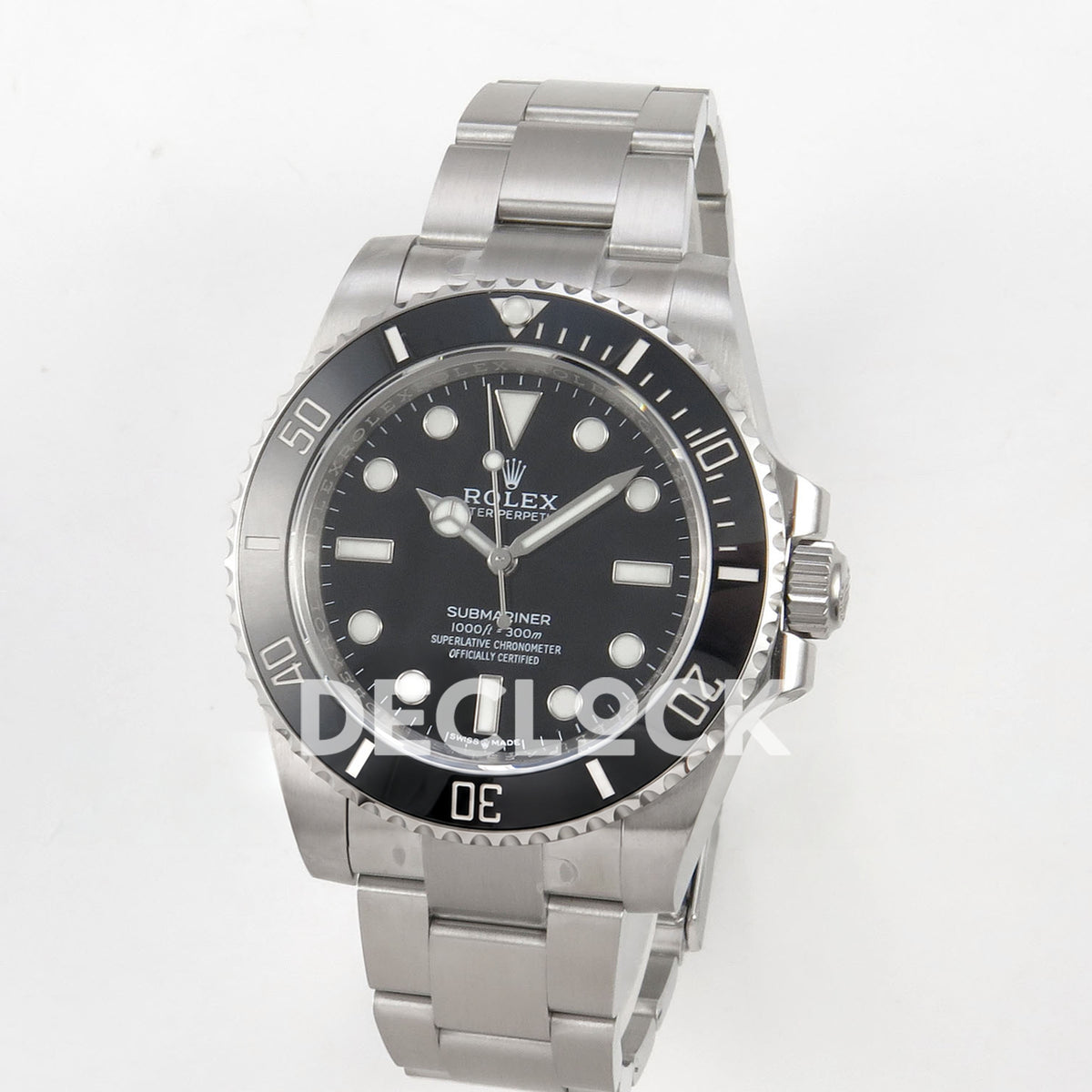 Rolex Submariner 114060 40mm No Date EWEF Black Dial A3130 replica - three quarter