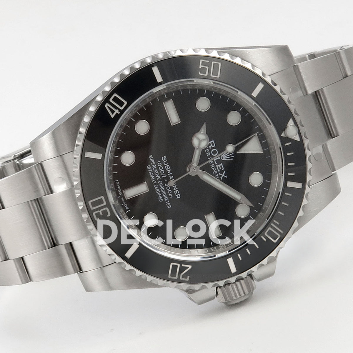 Rolex Submariner 114060 40mm No Date EWEF Black Dial A3130 replica - full watch left