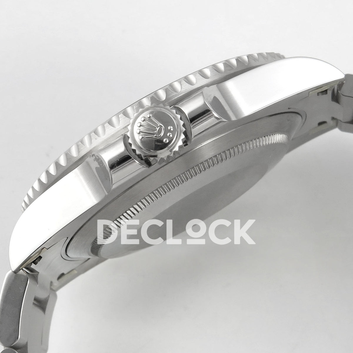 Rolex Submariner 114060 40mm No Date EWEF Black Dial A3130 replica - crown side