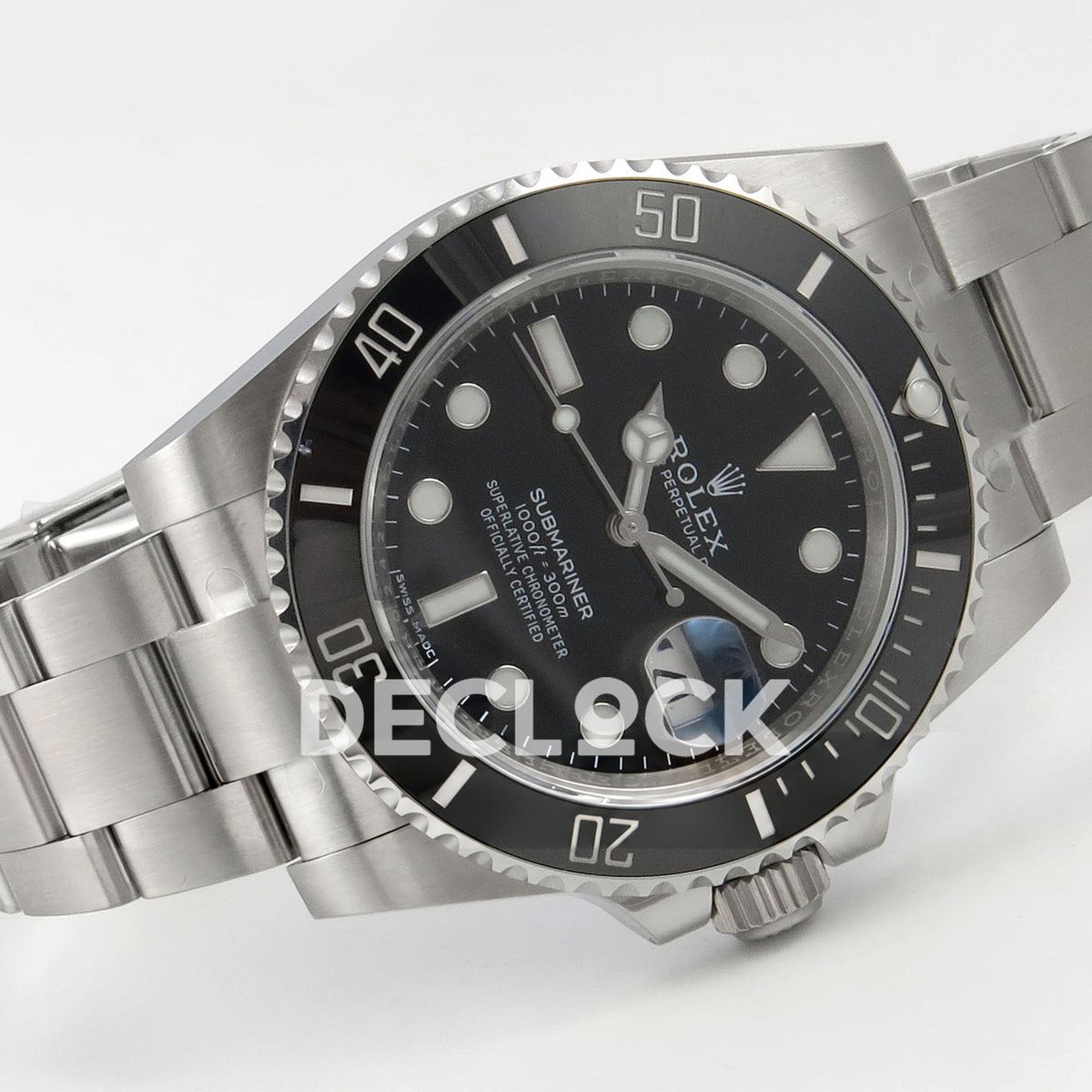 Rolex Submariner 116610LN 40mm EWEF Black Dial A3135 replica - full watch left