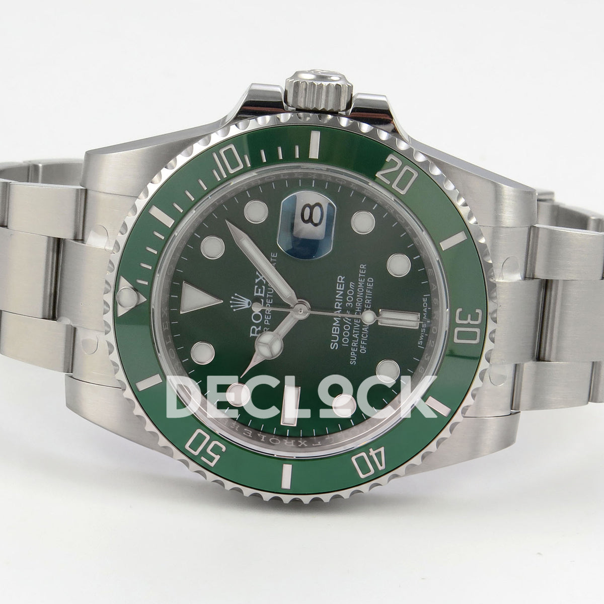 Rolex Submariner 116610LV 40mm EWEF Green Dial A3135 replica - full watch right