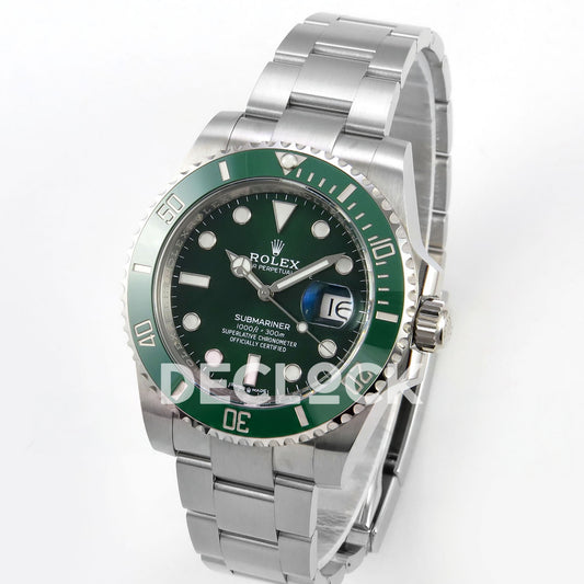 Rolex Submariner 40mm 116610LV VF Green Dial DD3135 replica - three quarter
