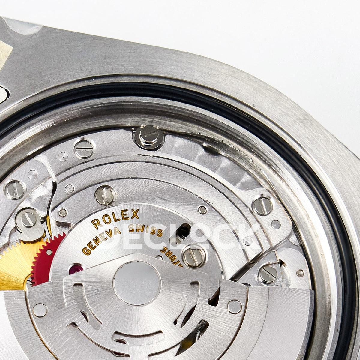 Rolex Submariner 116613LB 40mm ARF Two-Tone Blue Dial SH3135 replica - rotor opposite closeup