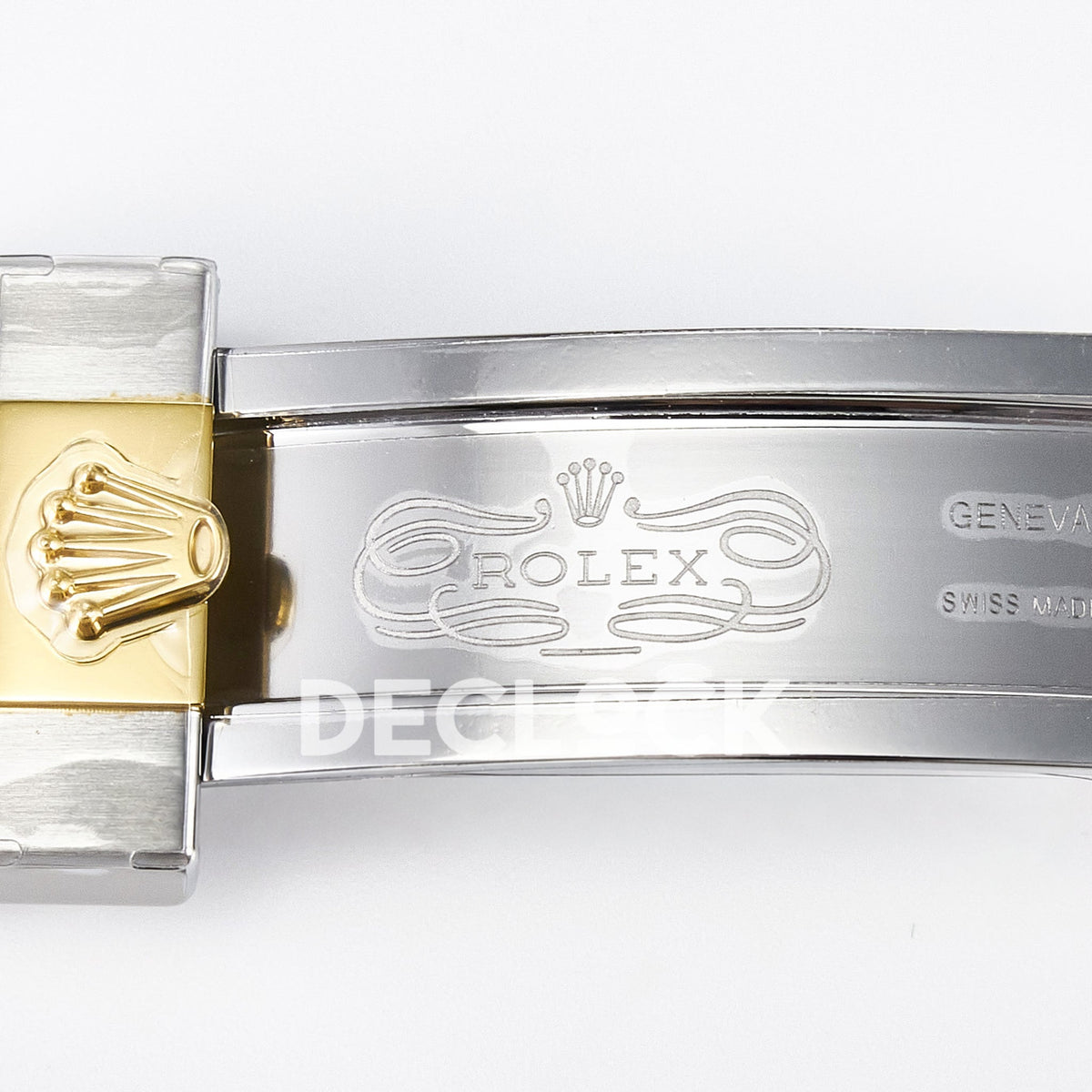 Rolex Submariner 116613LB 40mm ARF Two-Tone Blue Dial SH3135 replica - rolex clasp engraving