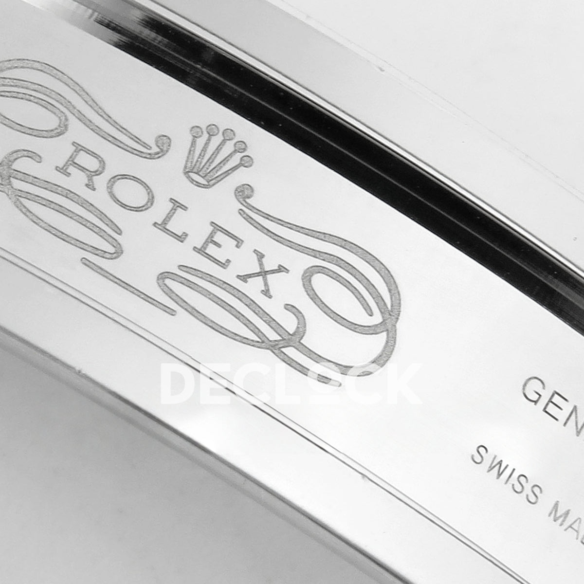 Rolex Submariner 116613LB 40mm EWEF Two-Tone Blue Dial A3135 replica - clasp engraving
