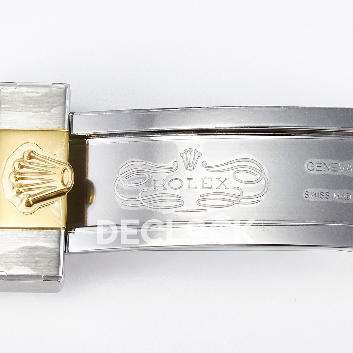 Rolex Submariner 116613LN 40mm ARF Two-Tone Black Dial SH3135 replica - rolex clasp engraving