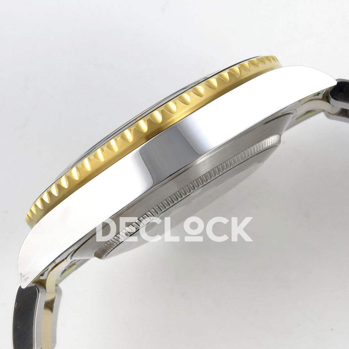 Rolex Submariner 116613LN 40mm EWEF Two-Tone Black Dial A3135 replica - case side