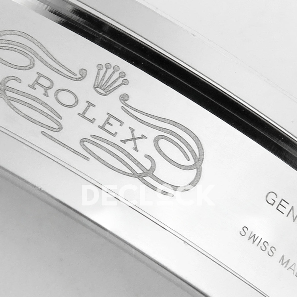 Rolex Submariner 116613LN 40mm EWEF Two-Tone Black Dial A3135 replica - clasp engraving