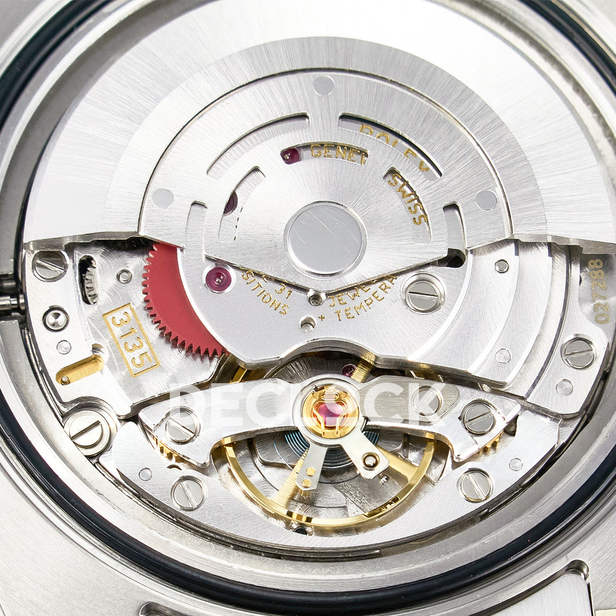 Rolex Submariner 116613LN 40mm VSF Two-Tone Black Dial VS3135 replica - movement and balance closeup