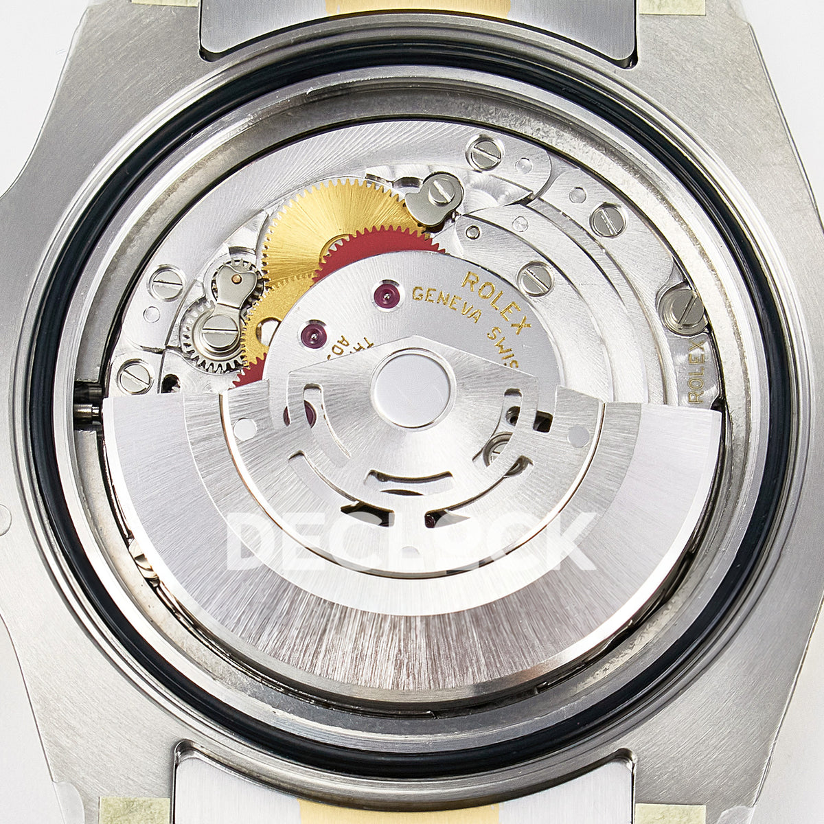 Rolex Submariner 116613LN 40mm VSF Two-Tone Black Dial VS3135 replica - movement full closeup